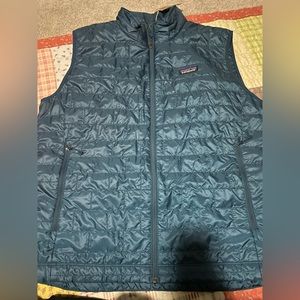 NWT Patagonia nano puff vest Lagom Blue